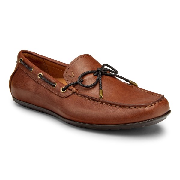Vionic Loafers Ireland - Luca Slip on Loafer Brown - Mens Shoes Online | DHYWQ-0527